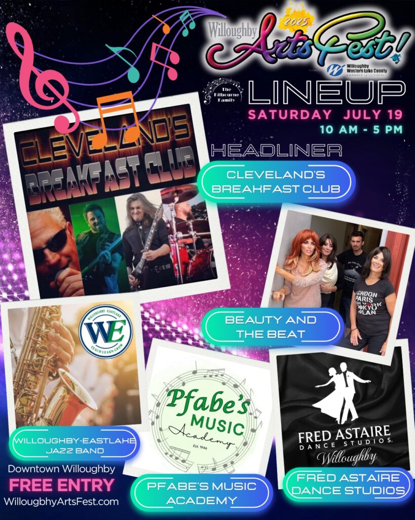 ArtsFest Entertainment Lineup